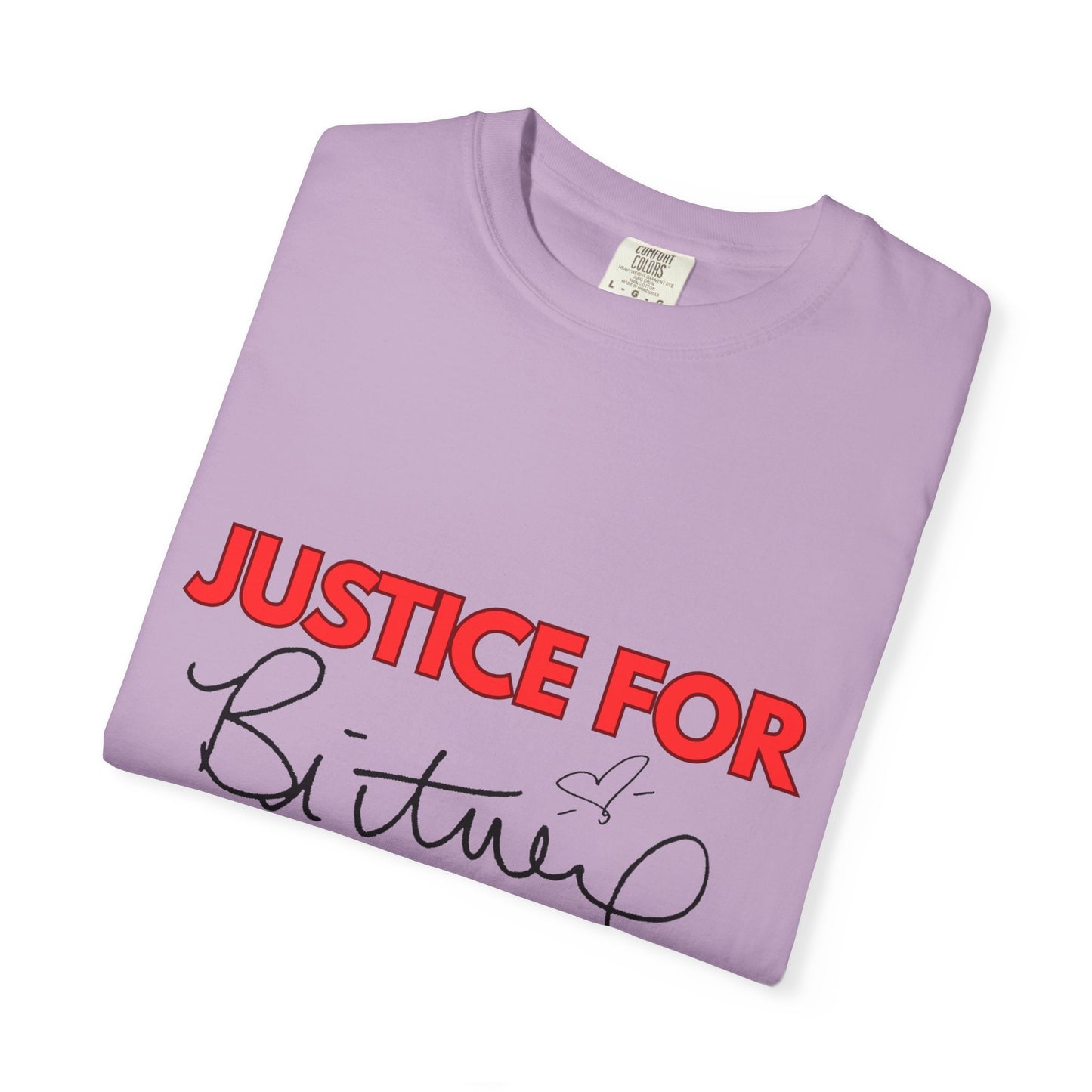 Justice for Britney Unisex Garment-Dyed T-shirt, Casual Tee, Fan Apparel, Music Merchandise, Statement Shirt, Social Movement Wear