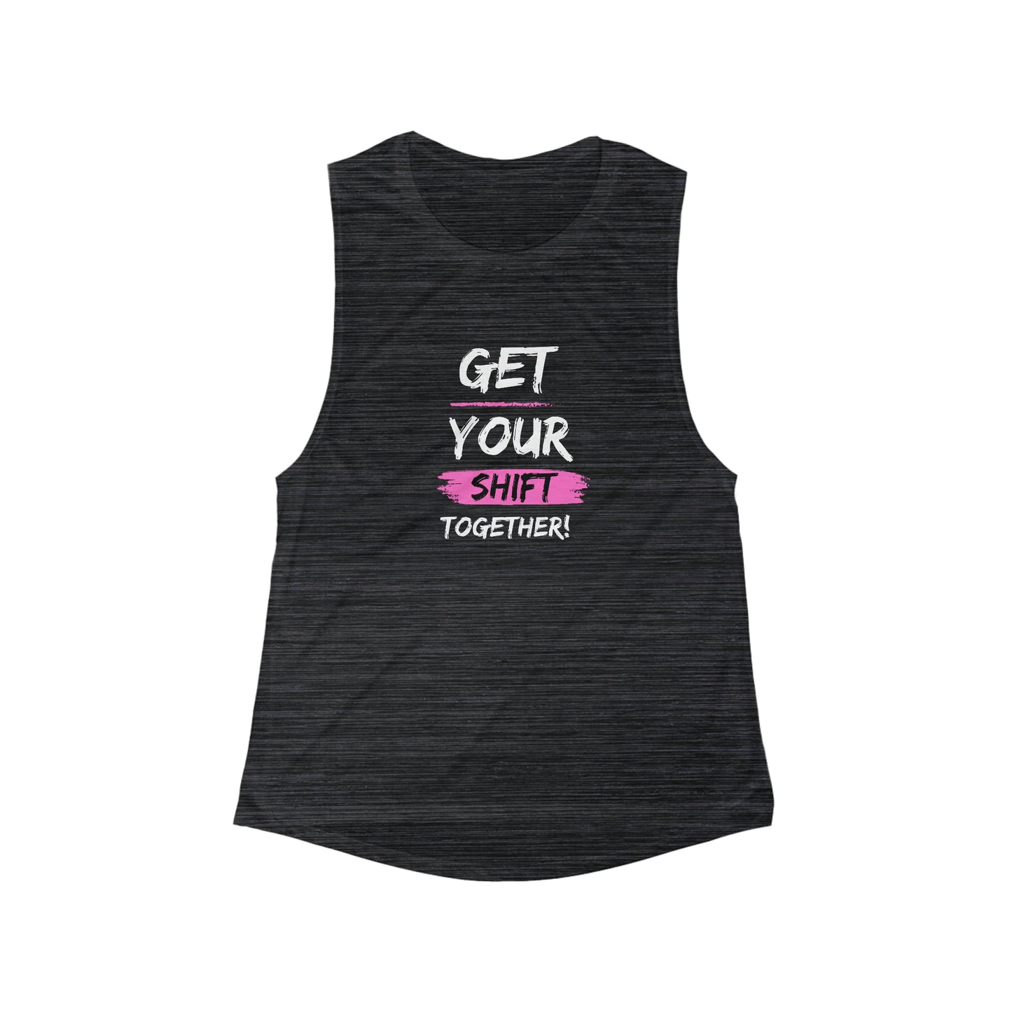 Get Your Shift Together Women's Flowy Scoop Muscle Tank