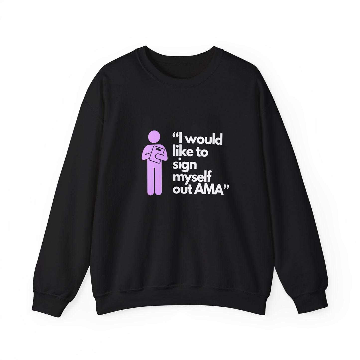 Sign Myself Out AMA Unisex Heavy Blend™ Crewneck Sweatshirt