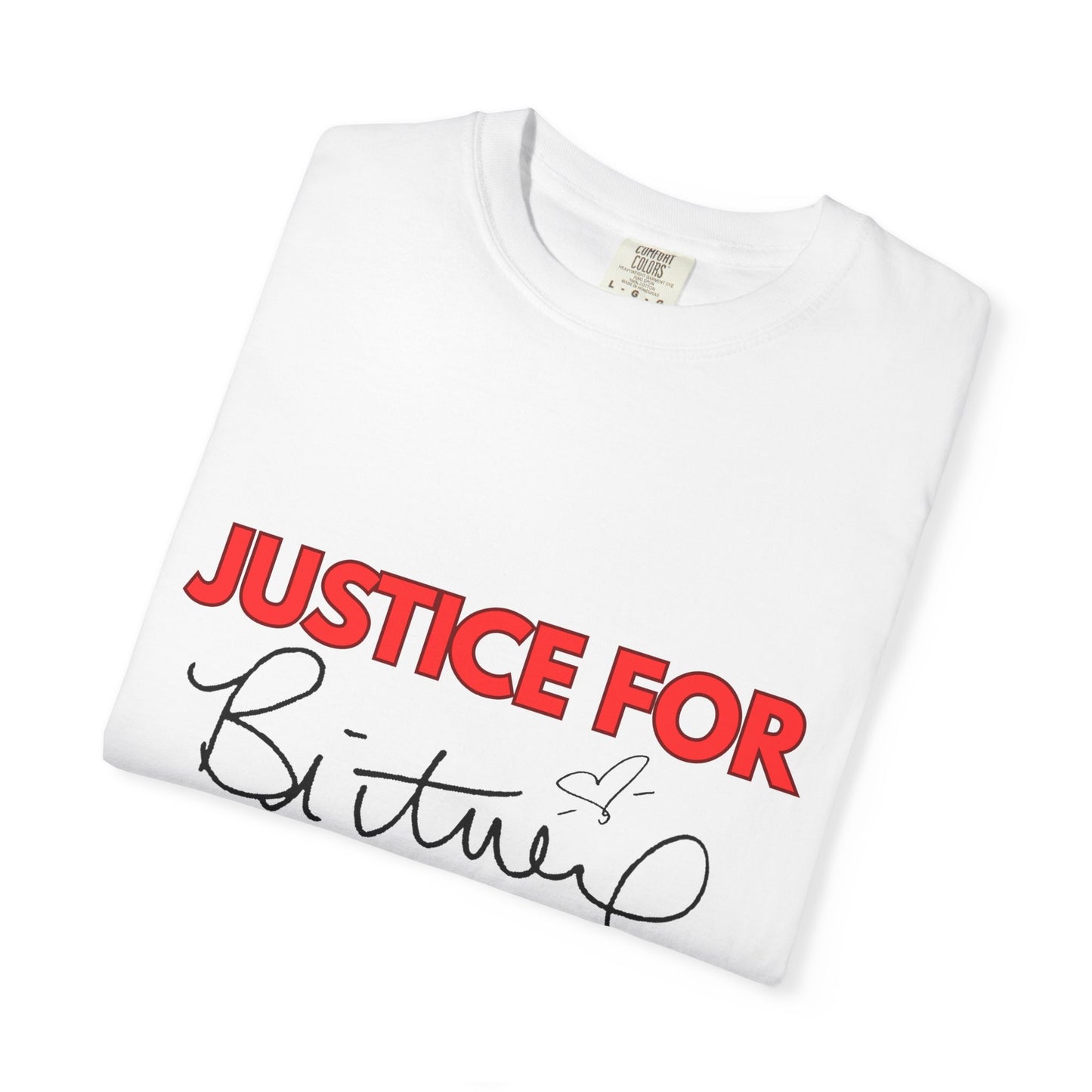 Justice for Britney Unisex Garment-Dyed T-shirt, Casual Tee, Fan Apparel, Music Merchandise, Statement Shirt, Social Movement Wear