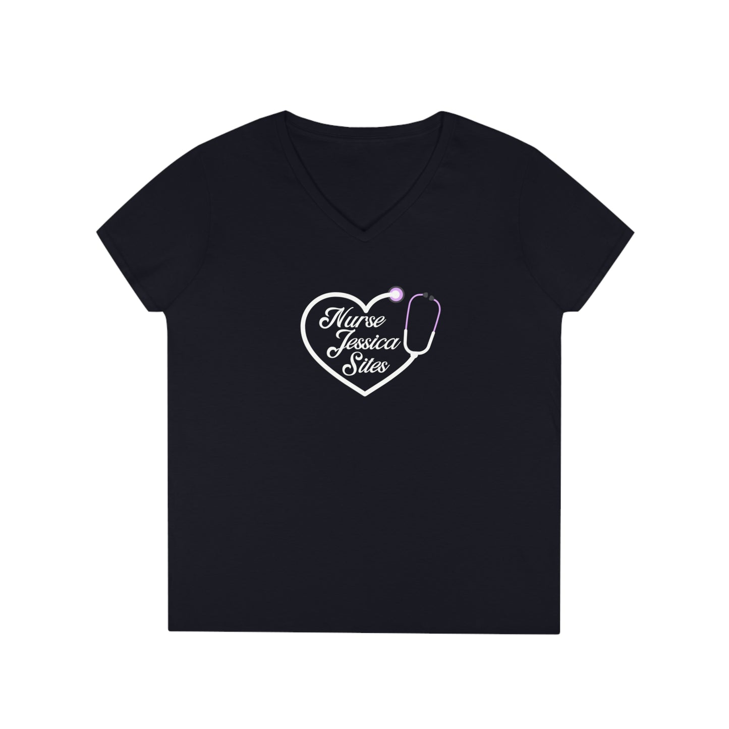 Nurse Jessica Sites Ladies' V-Neck T-Shirt