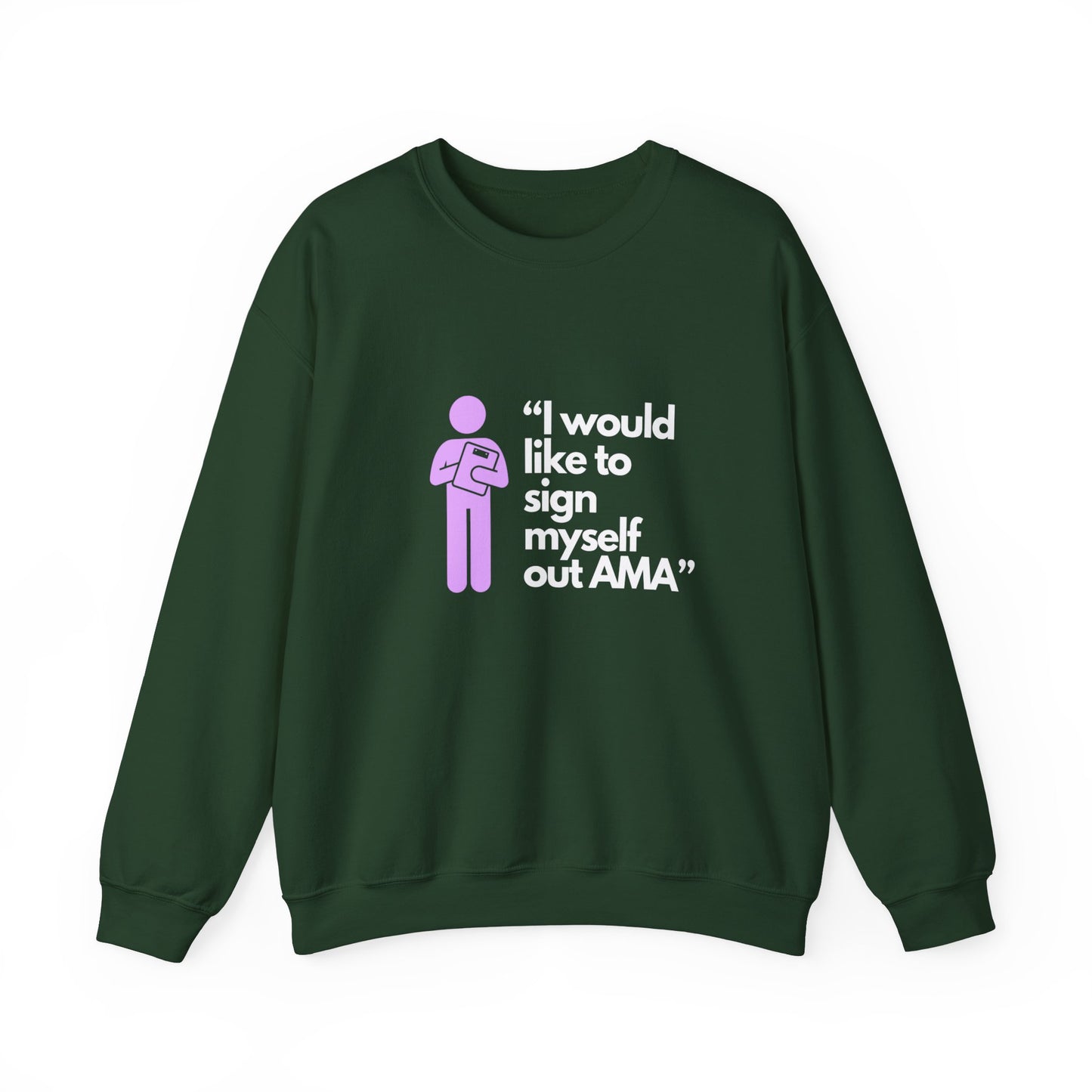 Sign Myself Out AMA Unisex Heavy Blend™ Crewneck Sweatshirt