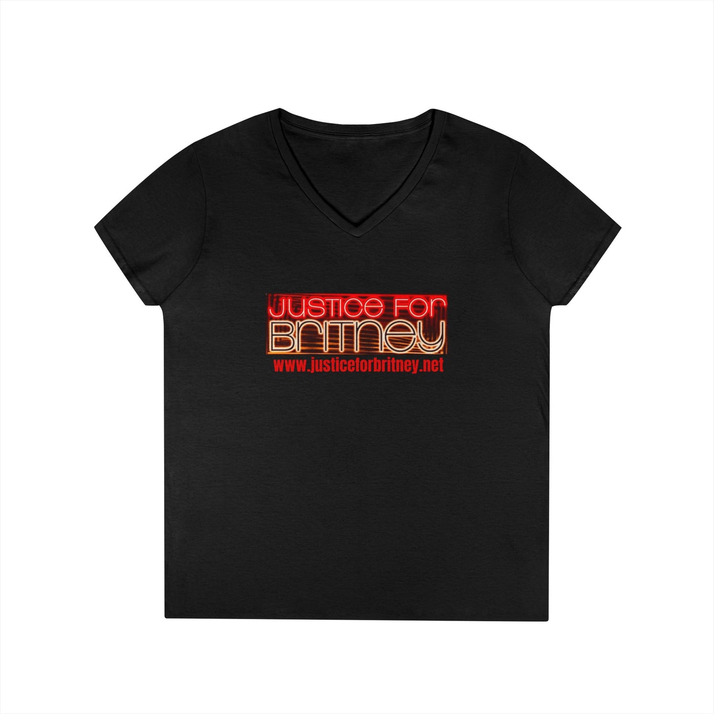 Justice For Britney Official Logo Unisex T Shirt V Neck