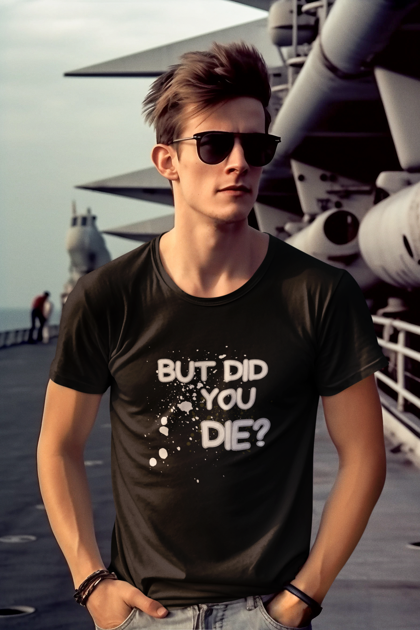 But Did You Die Unisex Softstyle T-Shirt