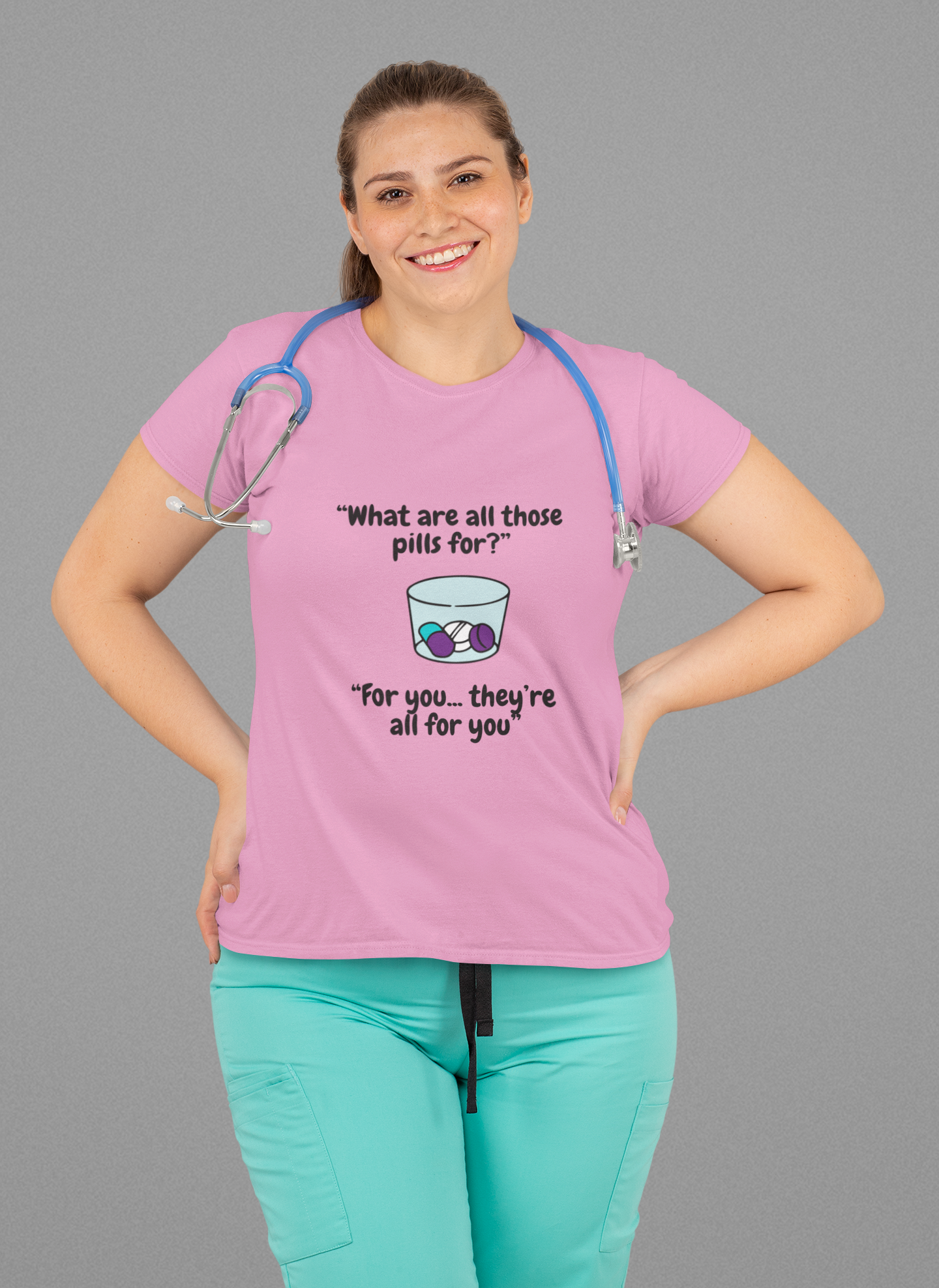 What Are Those Pills For? Women's Softstyle Tee