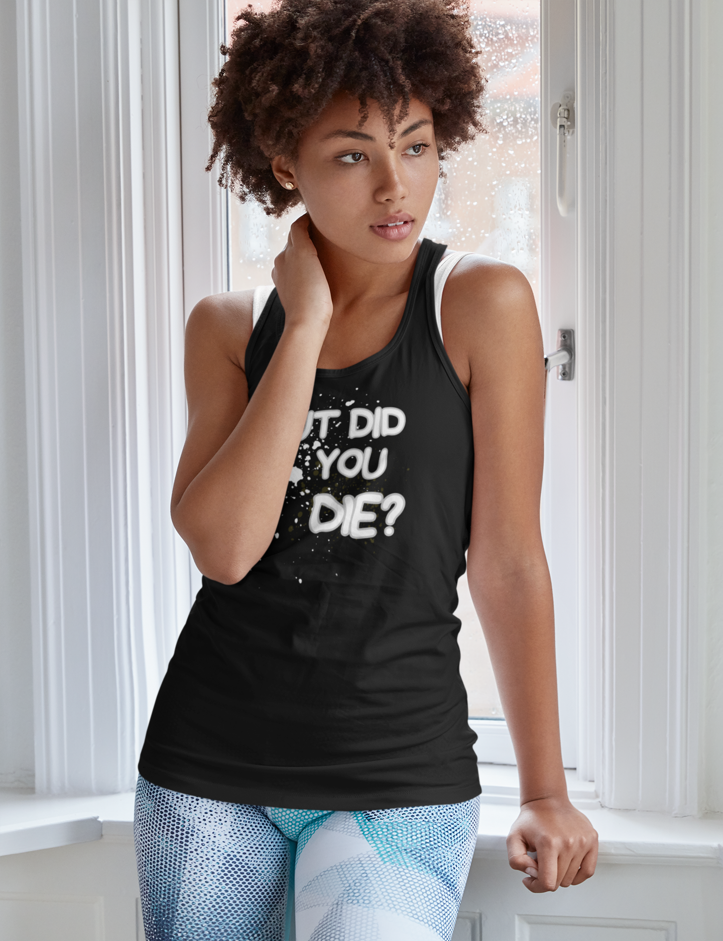 But Did You Die Women's Flowy Scoop Muscle Tank