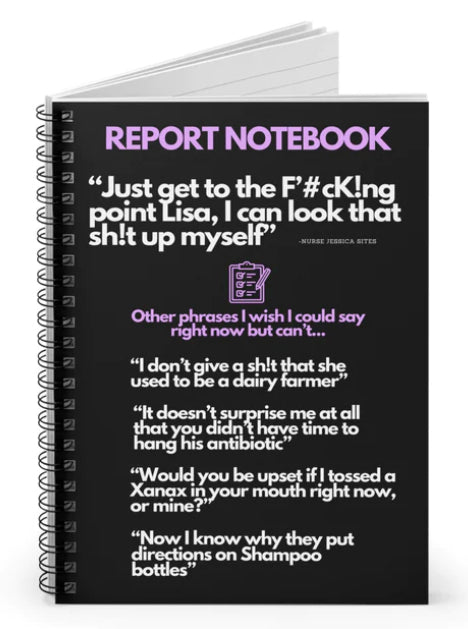 Nurse Report Notebooks and Nurse Gifts