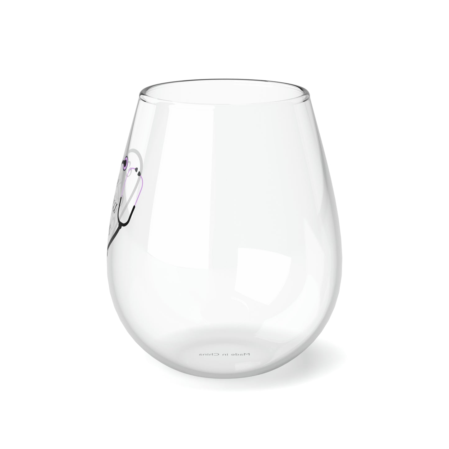 Nurse Jessica Sites Stemless Wine Glass, 11.75oz