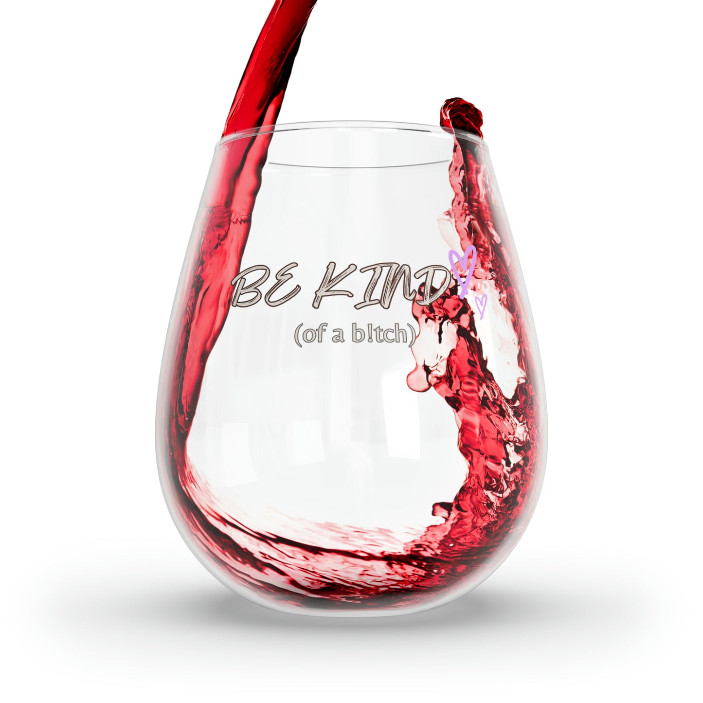 Be Kind Stemless Wine Glass, 11.75oz