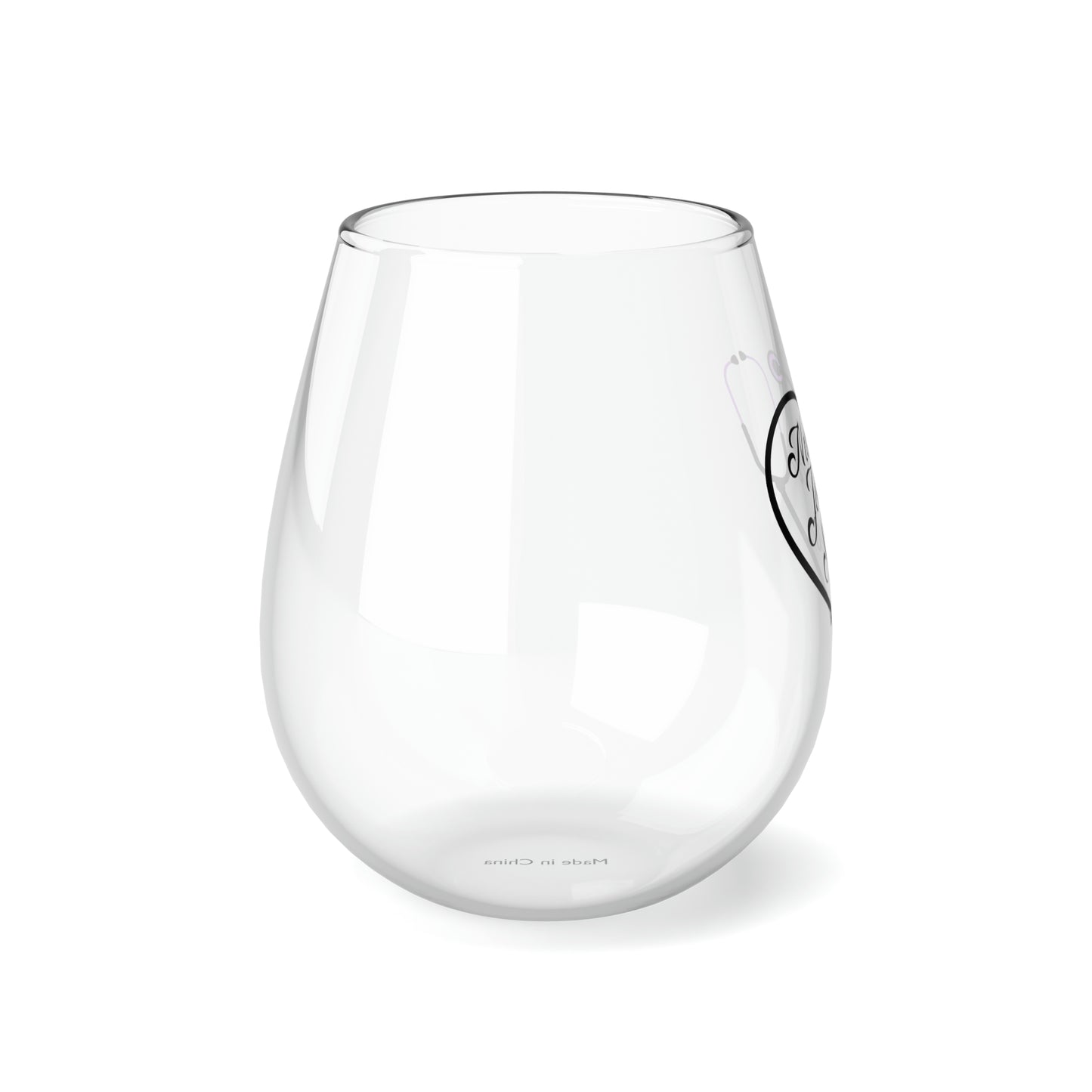 Nurse Jessica Sites Stemless Wine Glass, 11.75oz