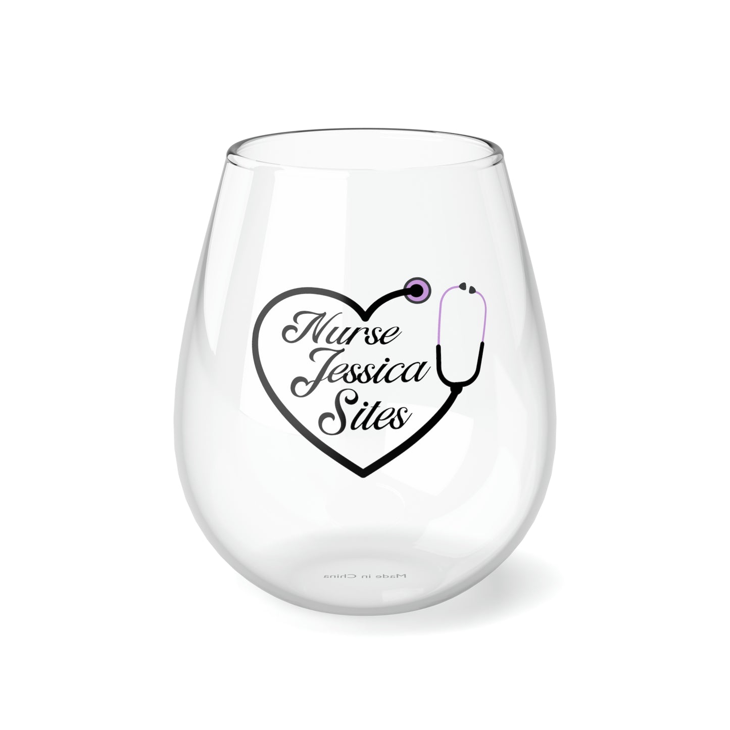 Nurse Jessica Sites Stemless Wine Glass, 11.75oz