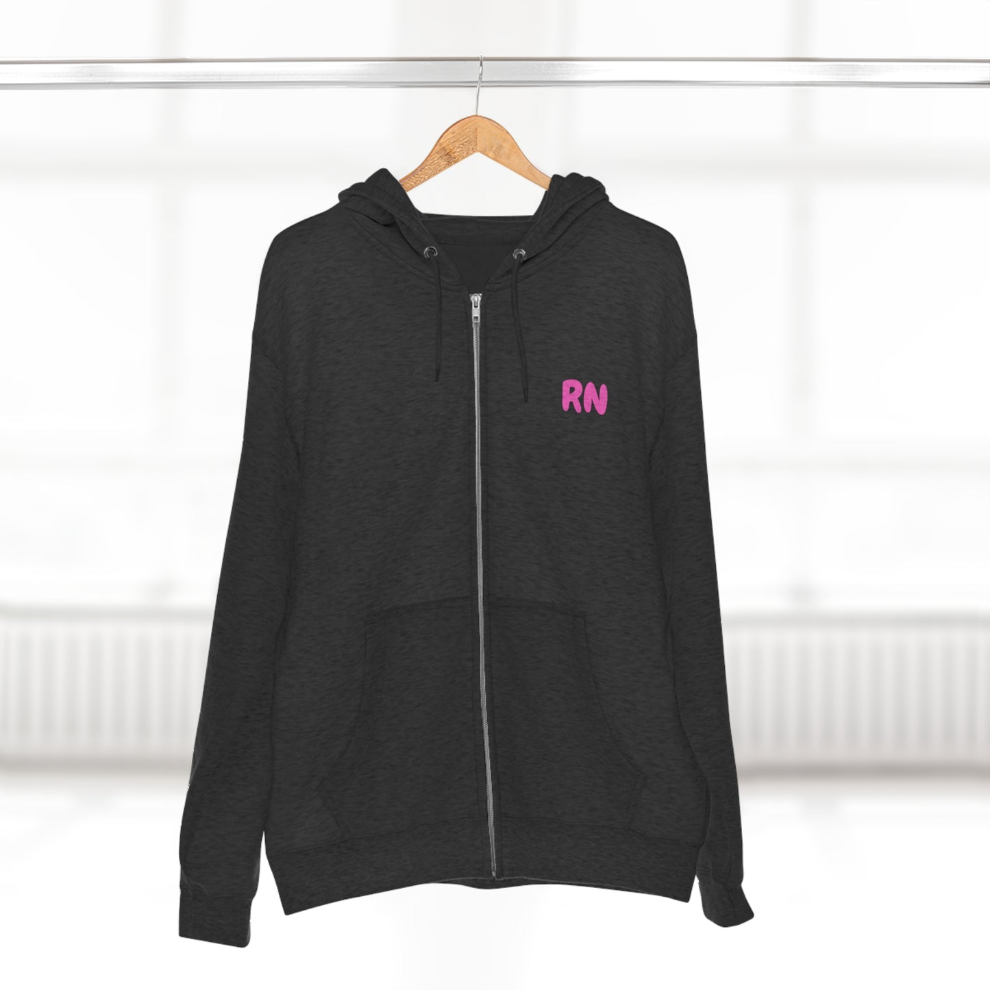 Do Not Talk To Me Because I Am Charting  RN Unisex Zip Hoodie