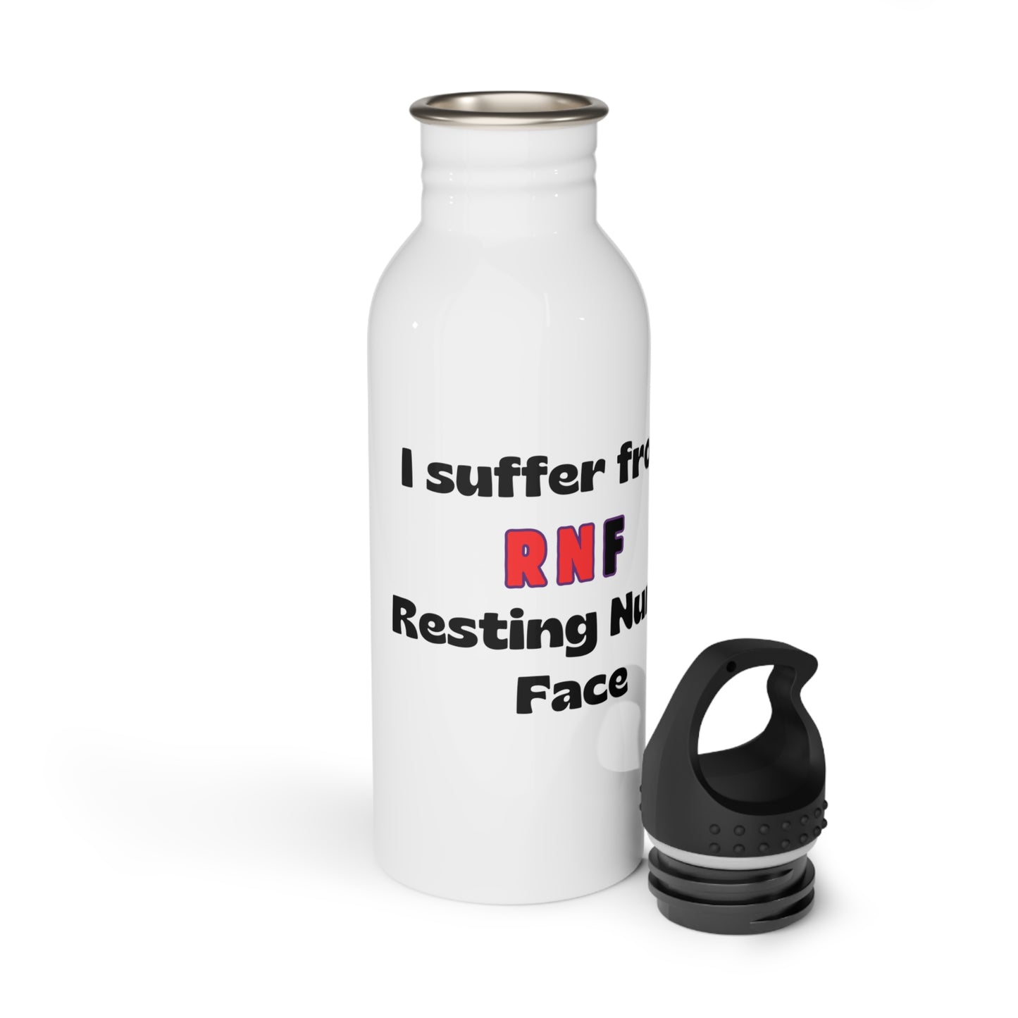 Resting Nurse Face Stainless Steel Water Bottle