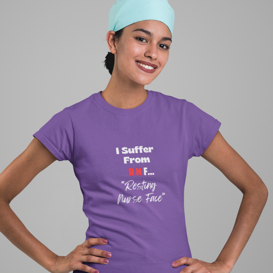 Resting Nurse Face RN Women's Softstyle Tee