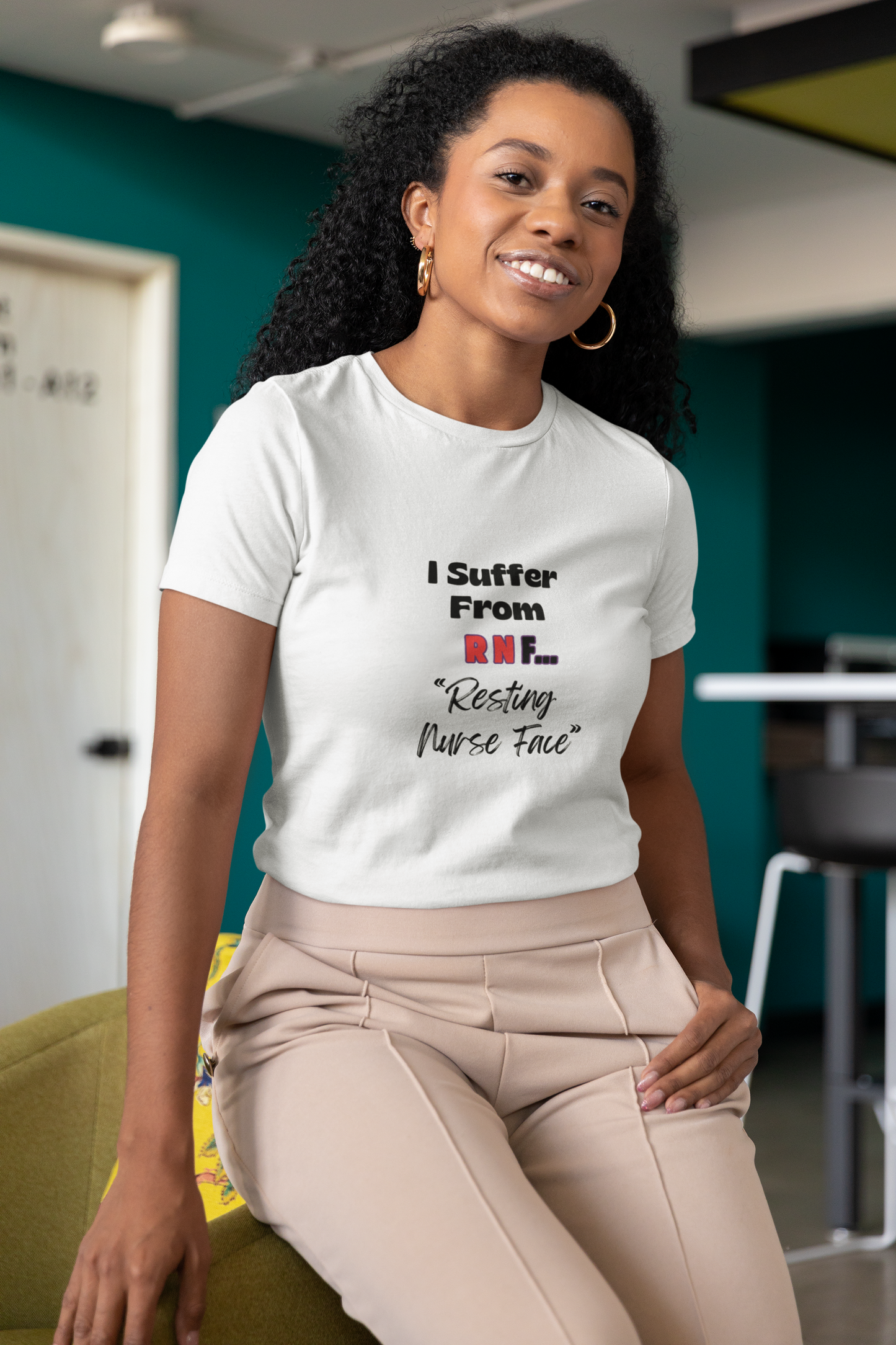 Resting Nurse Face RN Women's Softstyle Tee